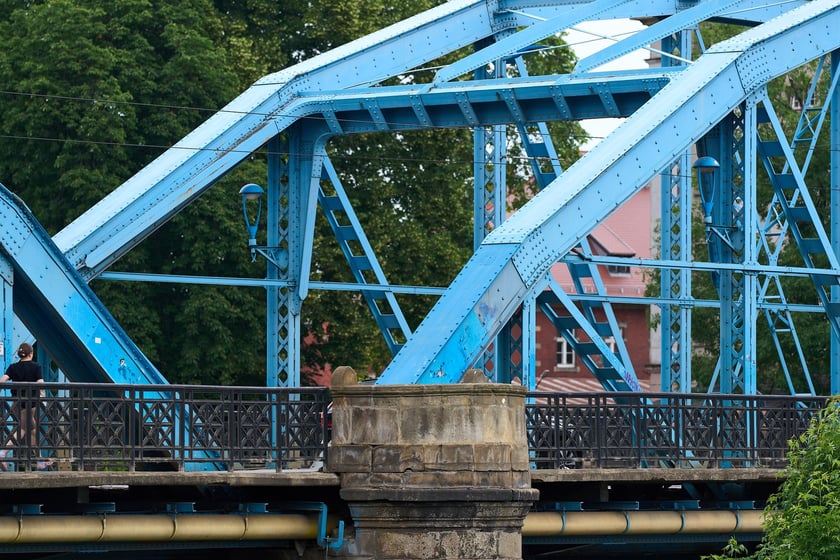 Most Sikorskiego latem 2025 roku