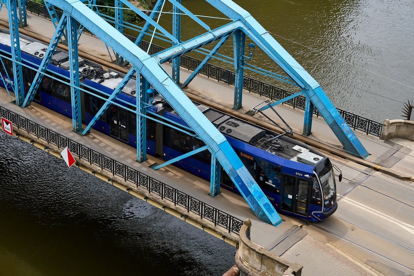 Most Sikorskiego latem 2025 roku