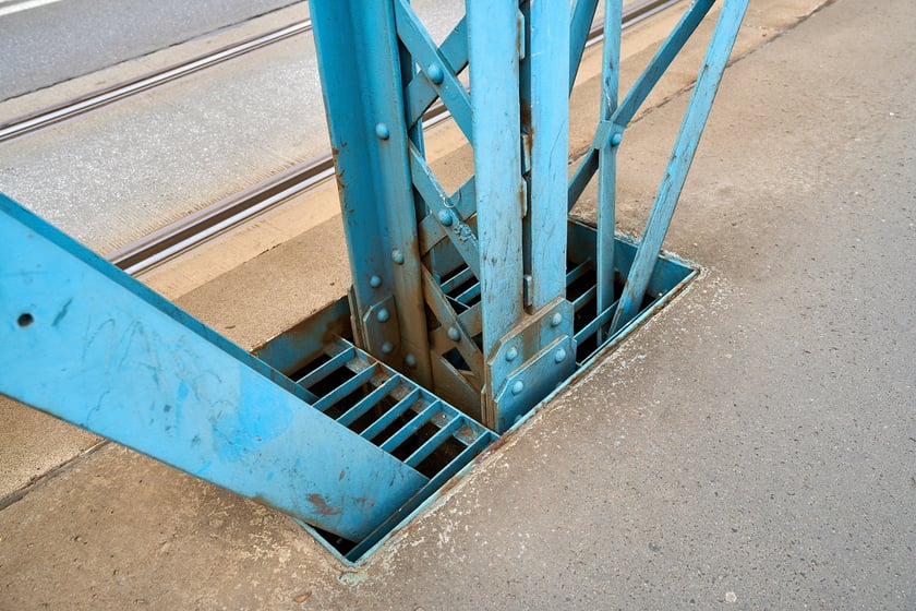 Most Sikorskiego latem 2025 roku