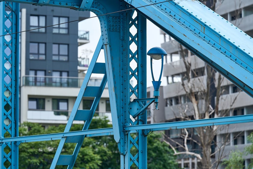 Most Sikorskiego latem 2025 roku