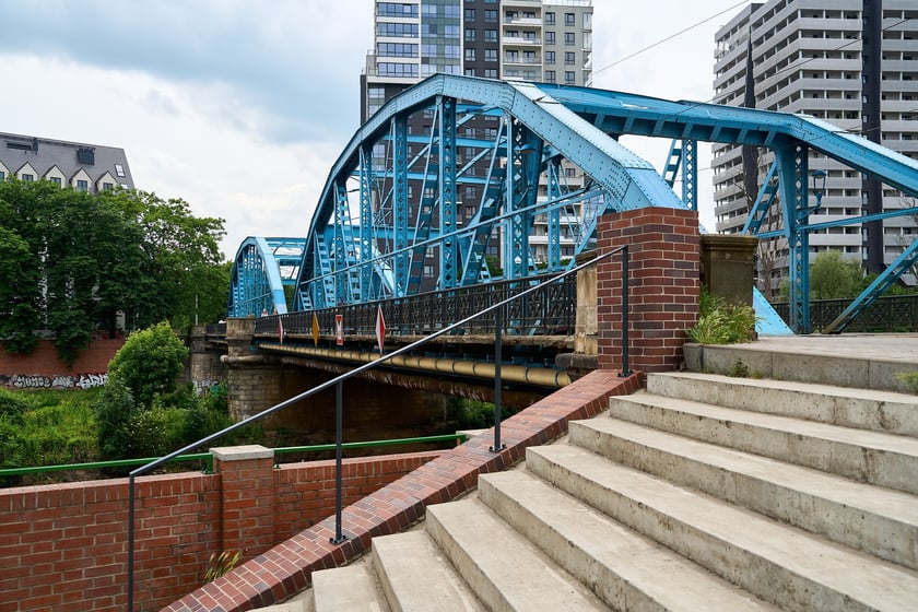 Most Sikorskiego latem 2025 roku