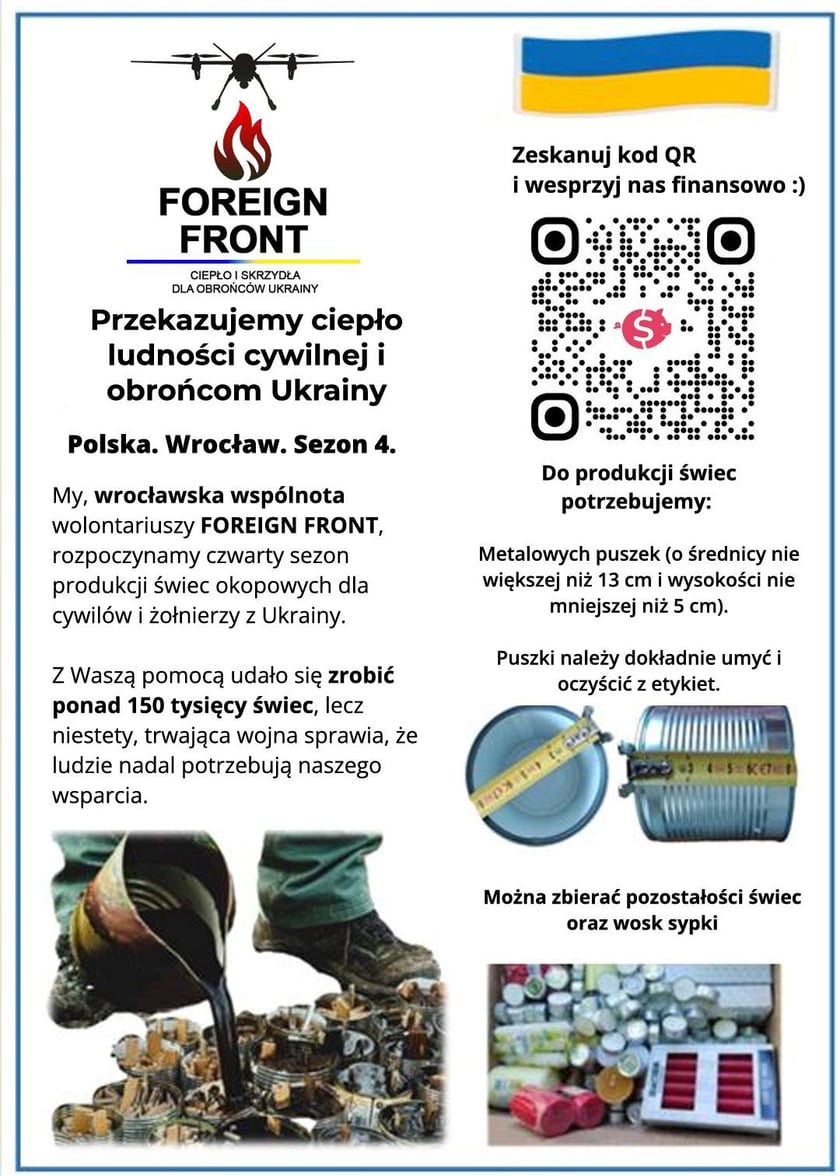 Zbi&oacute;rka puszek - infografika.
