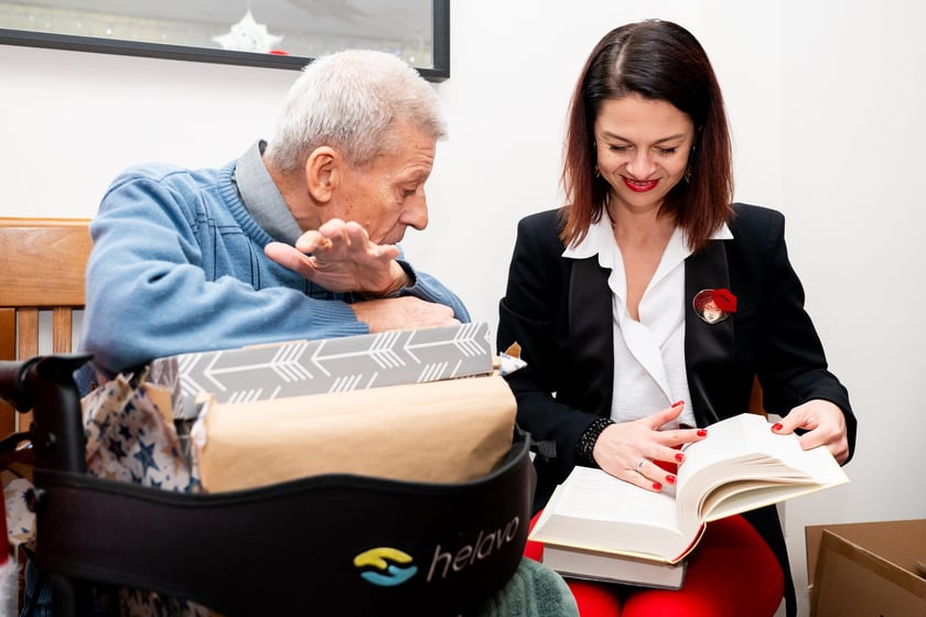 Finał akcji „Listy do Świętego Mikołaja” w DPS przy ul. Rędzińskiej we Wrocławiu