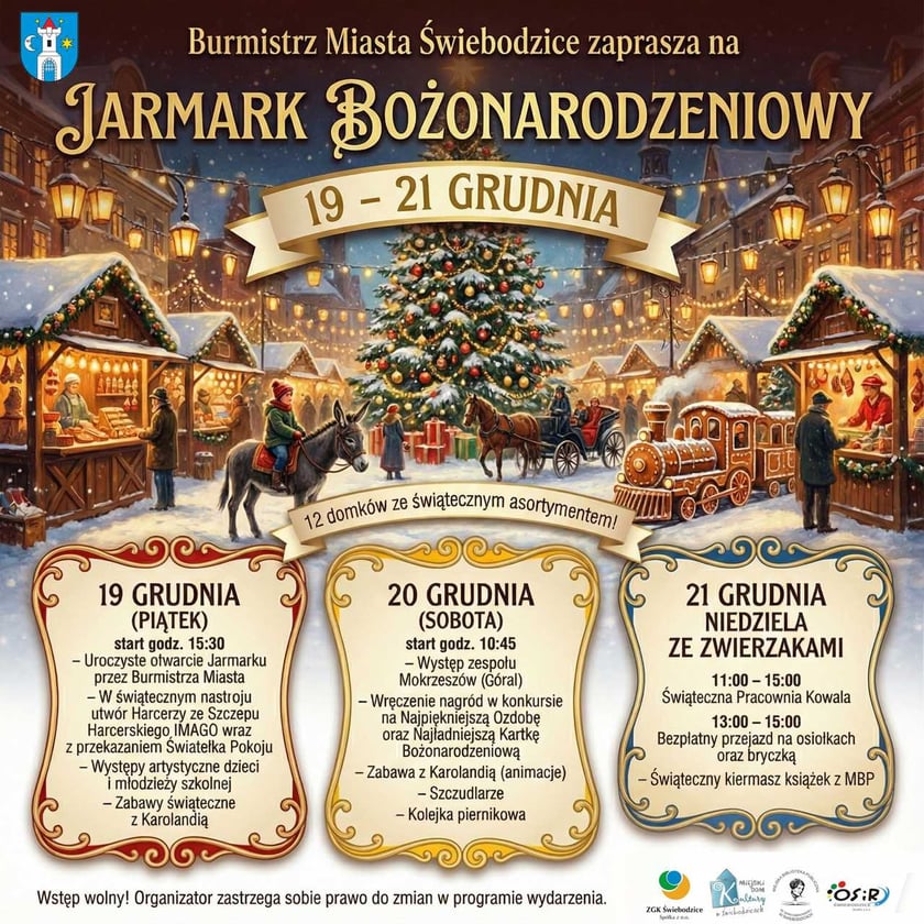 Jarmarki, koncerty kolęd i spotkania wigilijne na Dolnym Śląsku 2025. Program wydarzenia