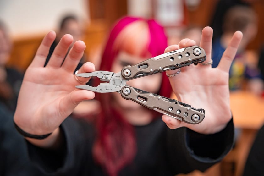 Szkolenie w ramach programu "Bezpieczny Wrocław" w I LO we Wrocławiu