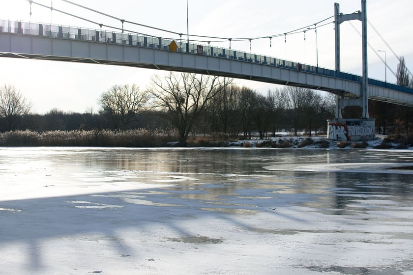 Na Odrze we Wrocławiu pojawił się lód. To zjawisko niespotkane od wielu lat