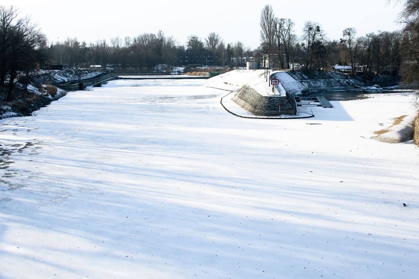 Na Odrze we Wrocławiu pojawił się lód. To zjawisko niespotkane od wielu lat