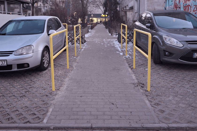 Wnętrze w kwartale ulic Braniborskiej, Trzemeskiej, Legnickiej i Dobrej po modernizacji - styczeń 2026