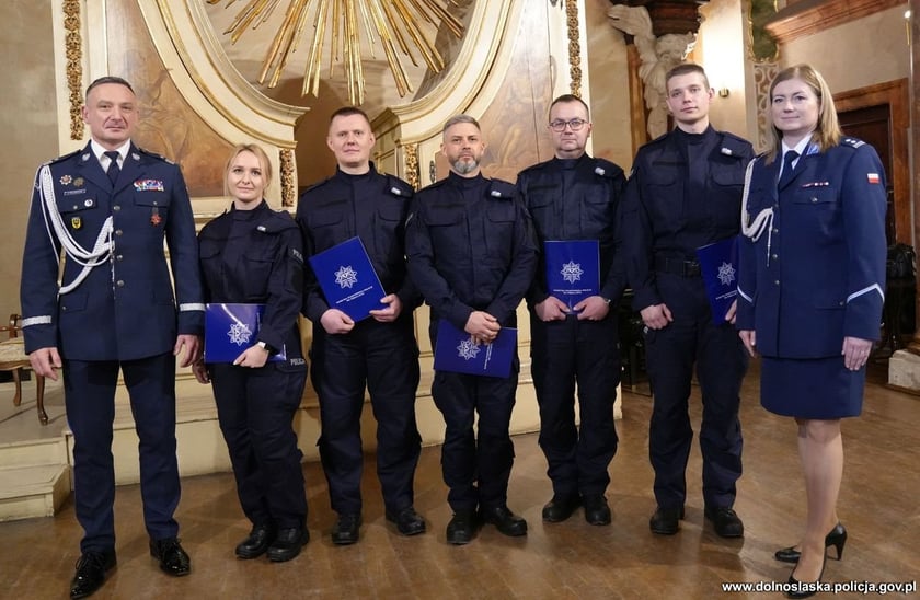 Uroczystość zaślubin nowych policjantów w Oratorium Marianum