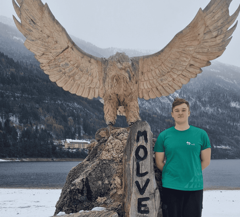 Mateusz Pawlica w Molveno