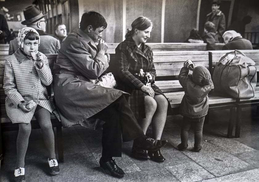 Dworzec Gł&oacute;wny we Wrocławiu, lata 60