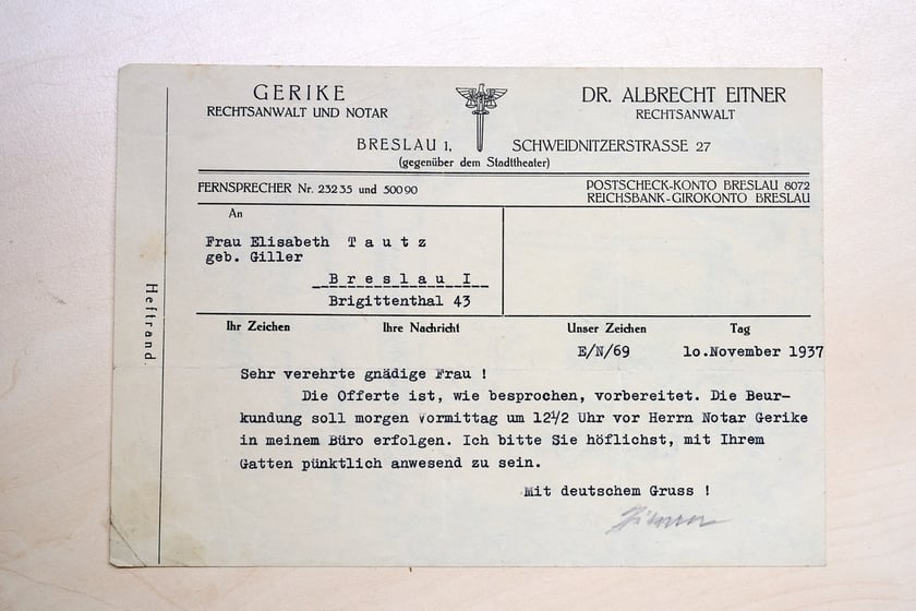 Rysunki Anneliese Tautz z Archiwum Archidiecezjalnego we Wrocławiu