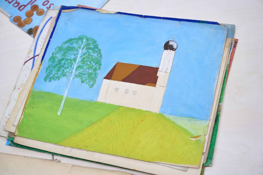 Rysunki Anneliese Tautz z Archiwum Archidiecezjalnego we Wrocławiu