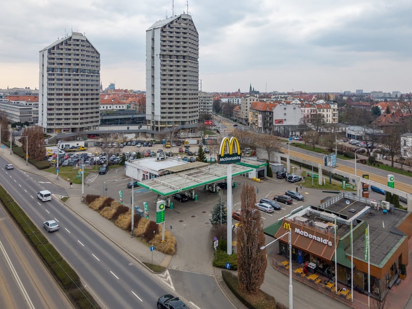 Stacja paliw przy Kredce i Ołówku