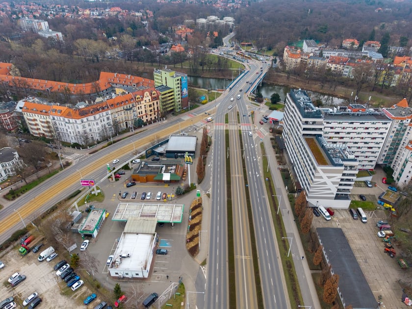 Stacja paliw przy Kredce i Ołówku