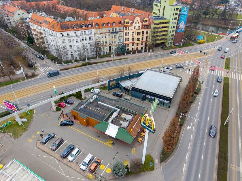 Stacja paliw przy Kredce i Ołówku