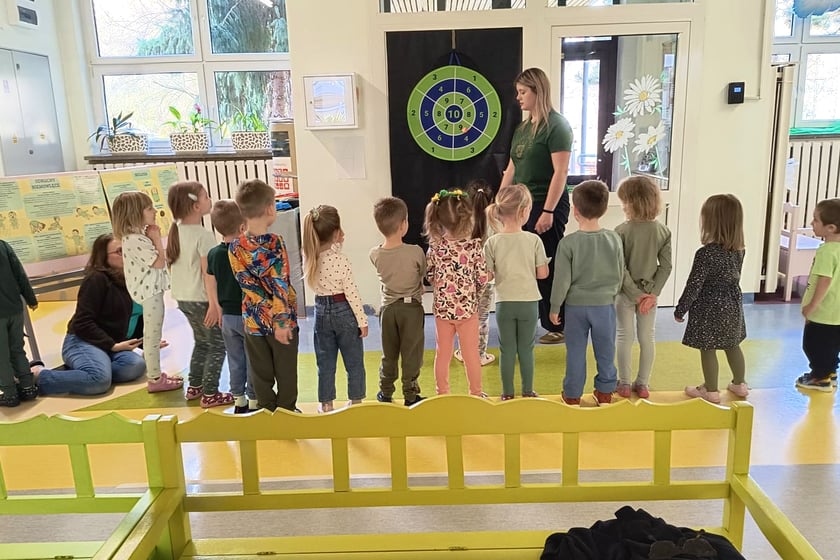 Zajęcia ze studentami w Przedszkolu nr 149