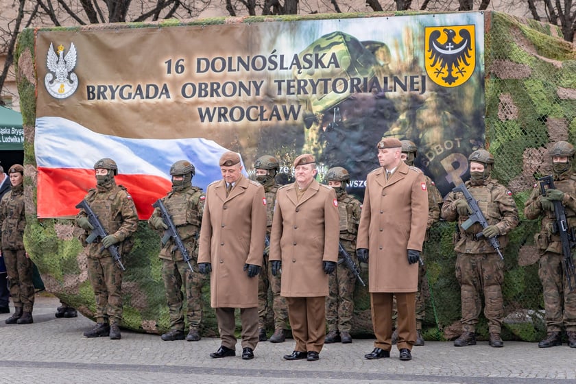 Uroczystości 16 Dolnośląskiej Brygady Obrony Terytorialnej, 28 marca 2026 r.