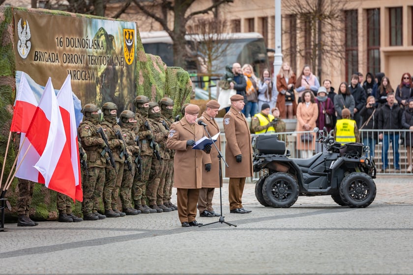 Uroczystości 16 Dolnośląskiej Brygady Obrony Terytorialnej, 28 marca 2026 r.