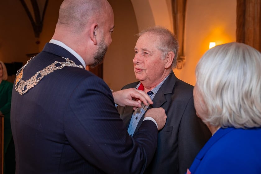 Uroczystość wręczenia medali za Długoletnie Pożycie Małżeńskie w Ratuszu we Wrocławiu