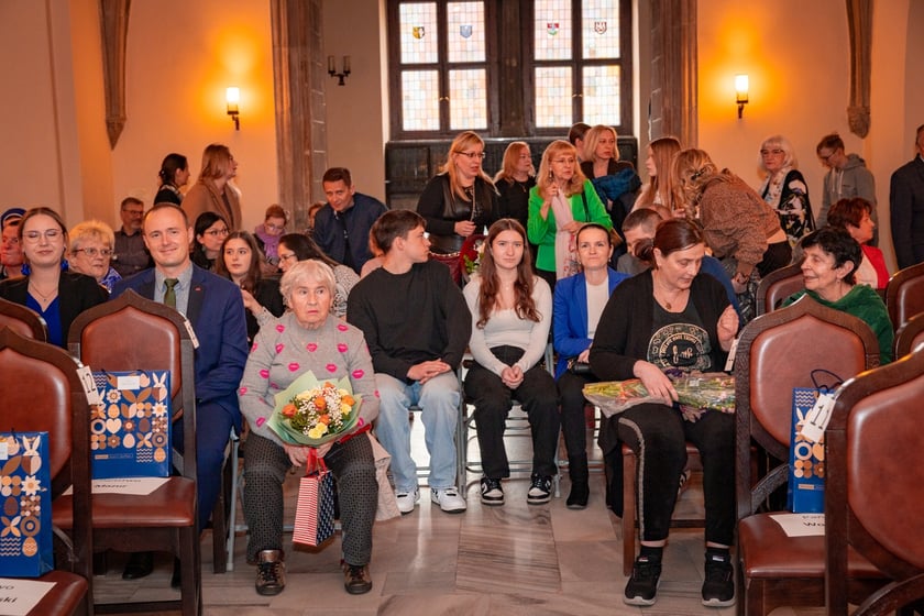 Uroczystość wręczenia medali za Długoletnie Pożycie Małżeńskie w Ratuszu we Wrocławiu