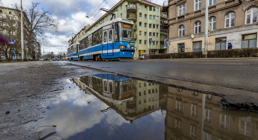 Ulica Pomorska przed przebudową
