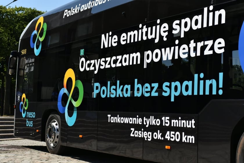 Autobus wodorowy NesoBus jest testowany przez MPK we Wrocławiu