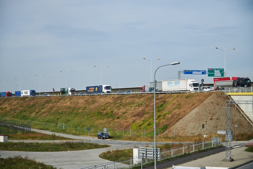 Korek na Autostradowej Obwodnicy Wrocławia