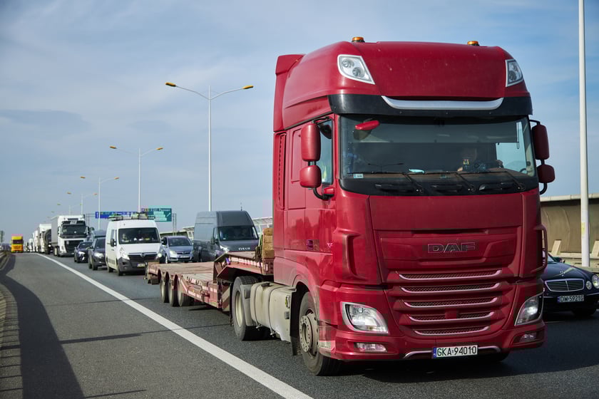 Korek na Autostradowej Obwodnicy Wrocławia