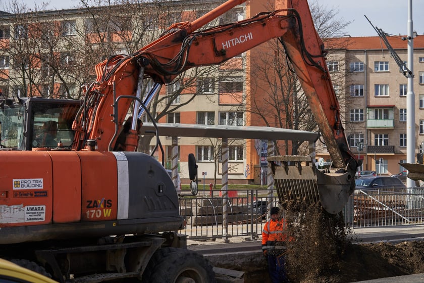 Remont ulicy Długiej w marcu 2023