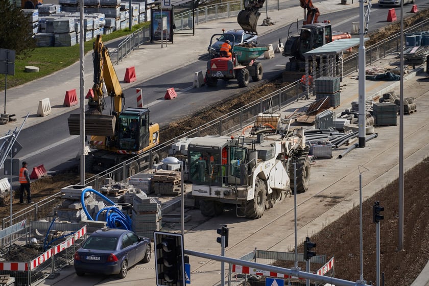 Remont ulicy Długiej w marcu 2023