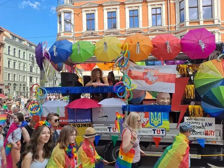 Uczestnicy marszu w 2022 r.