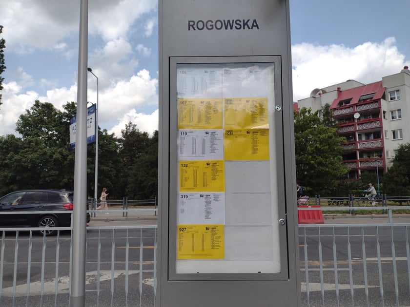 Przejazd autobusem 106 po TAT, 22 lipca 2023