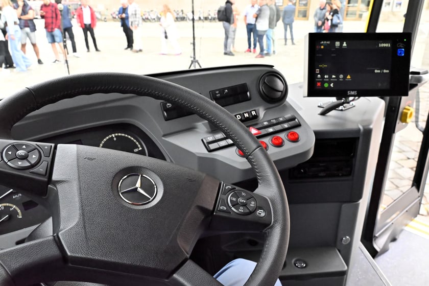 Prezentacja pierwszego elektrycznego autobusu zakupionego przez MPK Wrocław.
