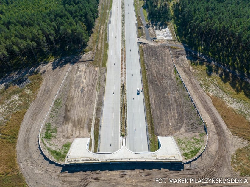 Budowa trasy A18, postępy prac, wrzesien 2023