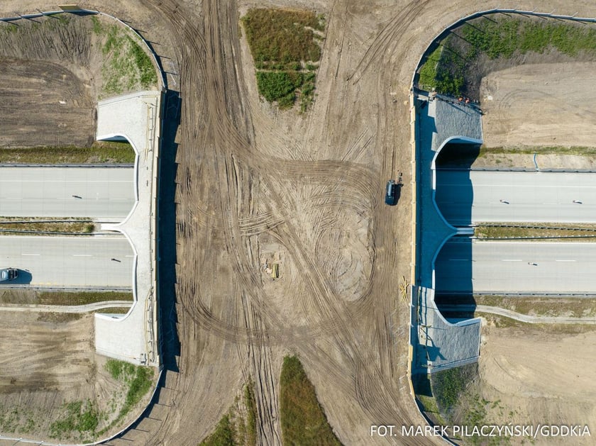 Budowa trasy A18, postępy prac, wrzesien 2023