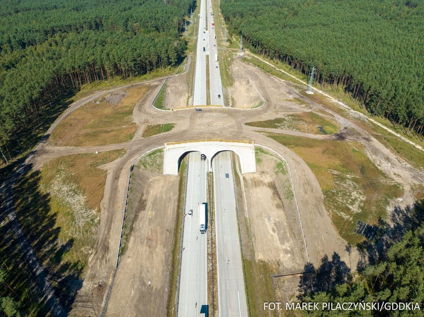 Budowa trasy A18, postępy prac, wrzesien 2023