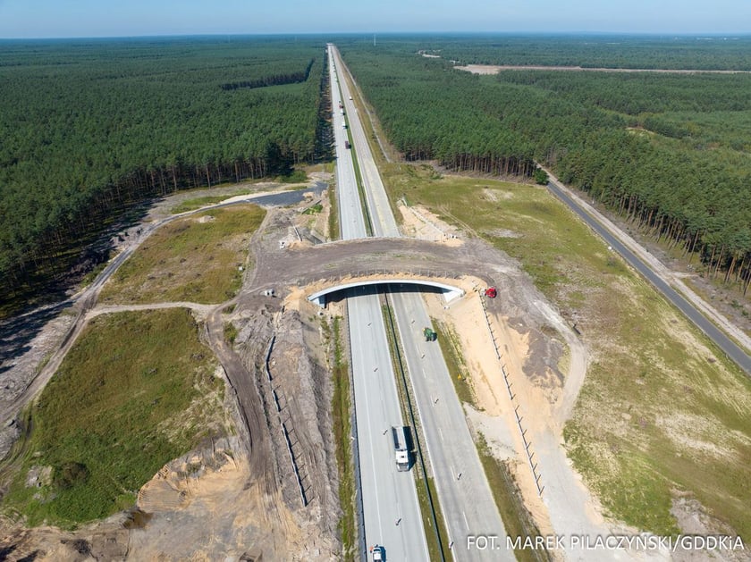 Budowa trasy A18, postępy prac, wrzesien 2023