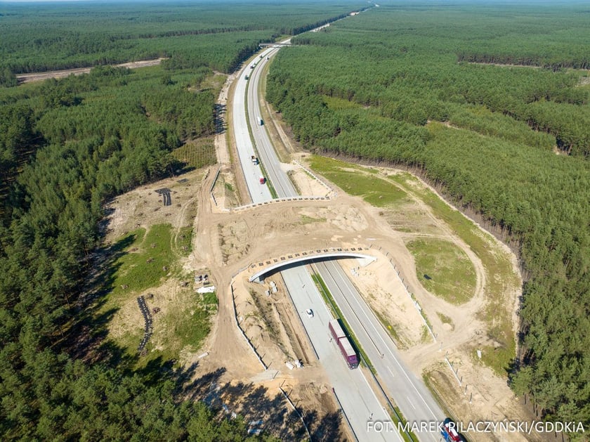 Budowa trasy A18, postępy prac, wrzesien 2023