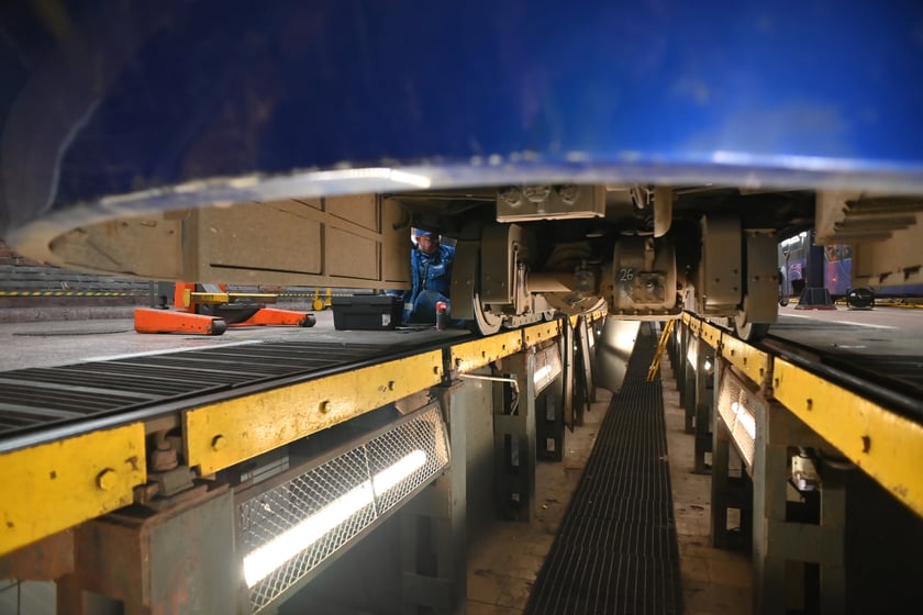 Zajezdnia Tramwajowa Gaj przy skrzyżowaniu ulic Ślężnej i Kamiennej.