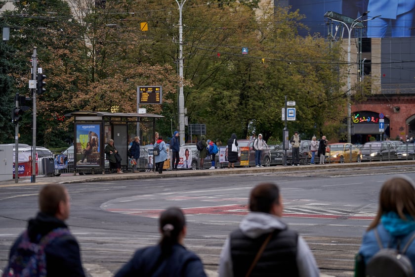 Skrzyżowanie Piłsudskiego ze Świdnicką po remoncie.