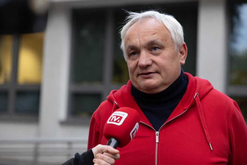 Rafał Just, dyrektor Szkoły Podstawowej nr 84 przy ul. G&oacute;rnickiego.&nbsp;