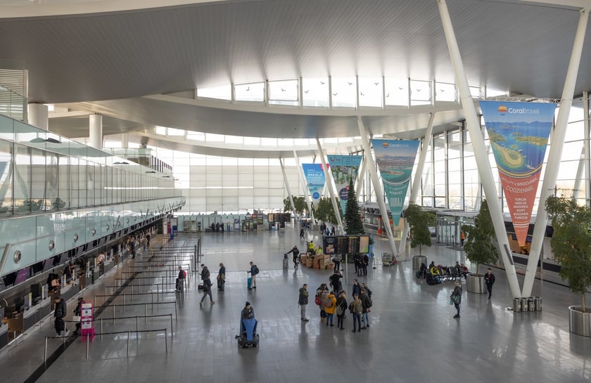 Lotnisko Wrocław przyloty i odloty, parkingi. Zdjęcia z lotniska