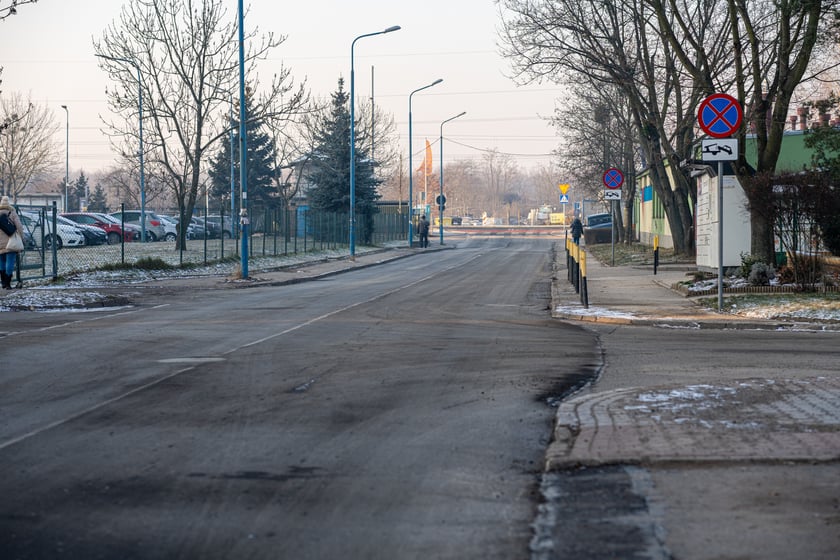 Ulica Zemska na Nowym Dworze po remoncie