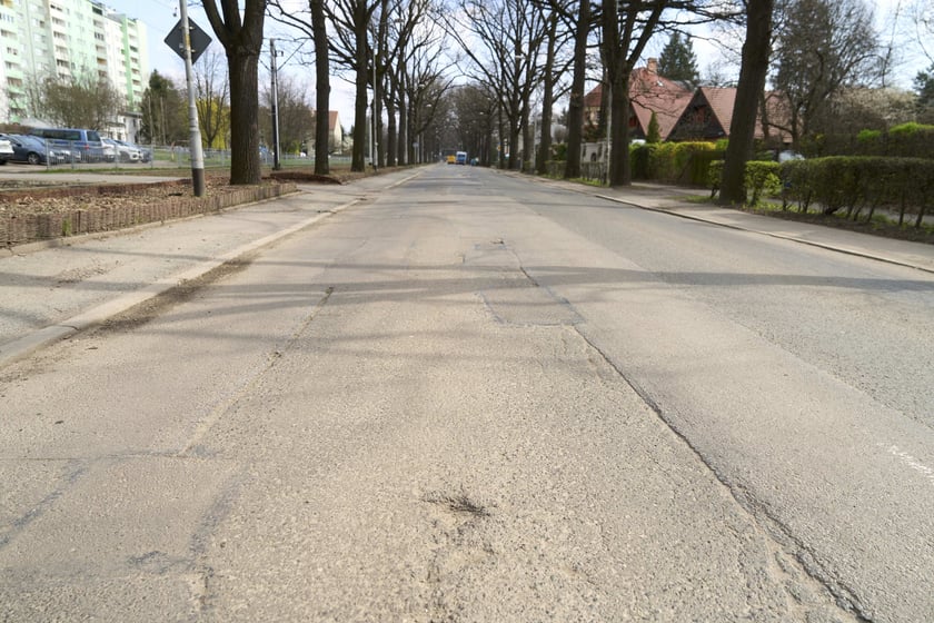 Tak wygląda ulica Olszewskiego przed remontem.