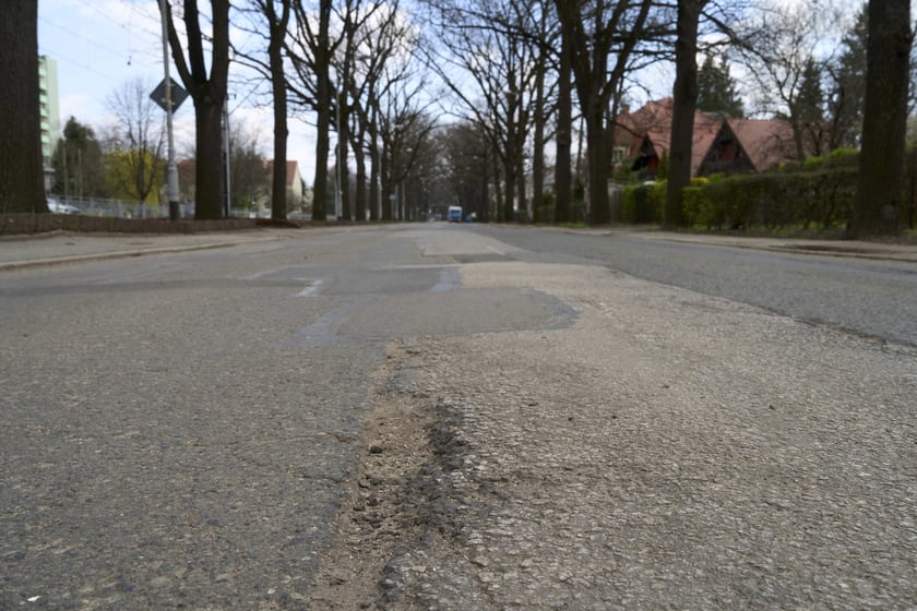Tak wygląda ulica Olszewskiego przed remontem.