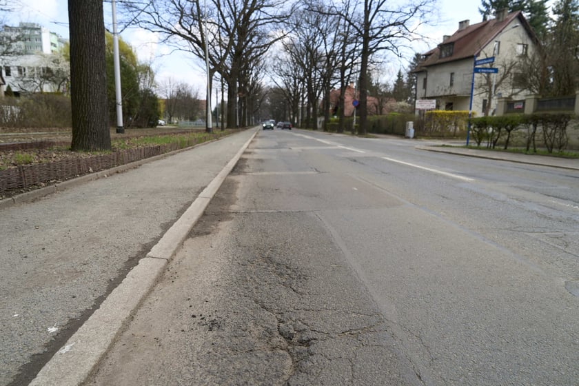 Tak wygląda ulica Olszewskiego przed remontem.
