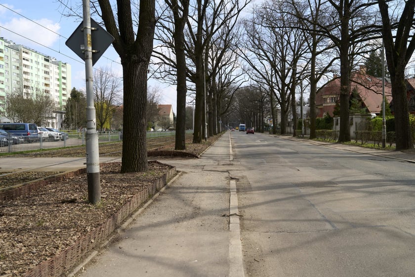 Tak wygląda ulica Olszewskiego przed remontem.