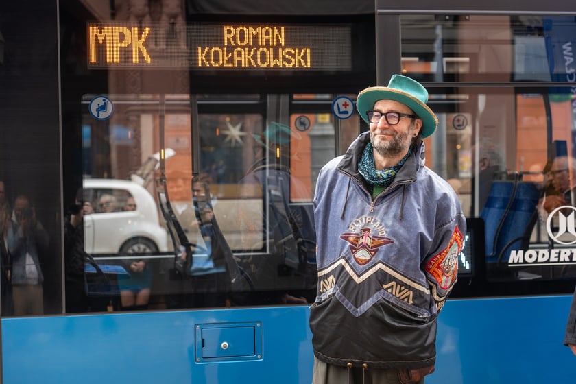 Uroczyste nadanie imienia Romana Kołakowskiego tramwajowi MPK Wrocław, 23 marca 2024