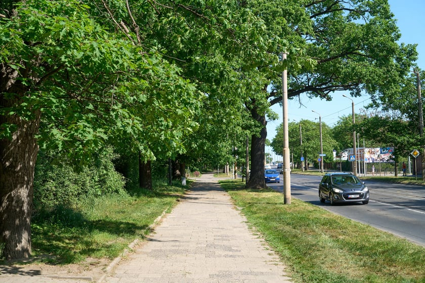 Ulica Reymonta - stan obecny.